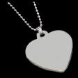 STAINLESS STEEL HEART SHAPED PENDANT 